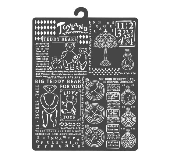 Szablon "Antyki Brocante - Miś"