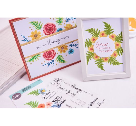 Szablony warstwowe Sizzix "Abstrakcyjne kwiaty"