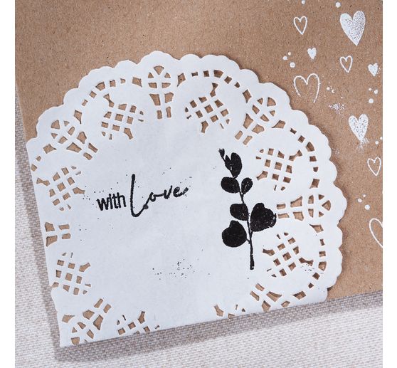 Serwetka koronkowa VBS, biała