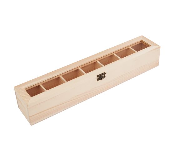 Pudełko do sortowania VBS z 7 przegrodami i okienkiem do podglądu