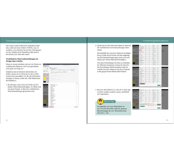 Książka "Plotten mit Vinylfolie"