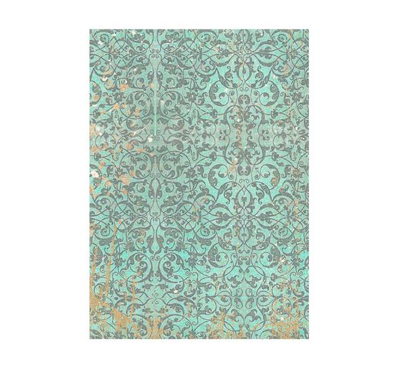 Słomkowa jedwab z motywem tła "Fortuna"