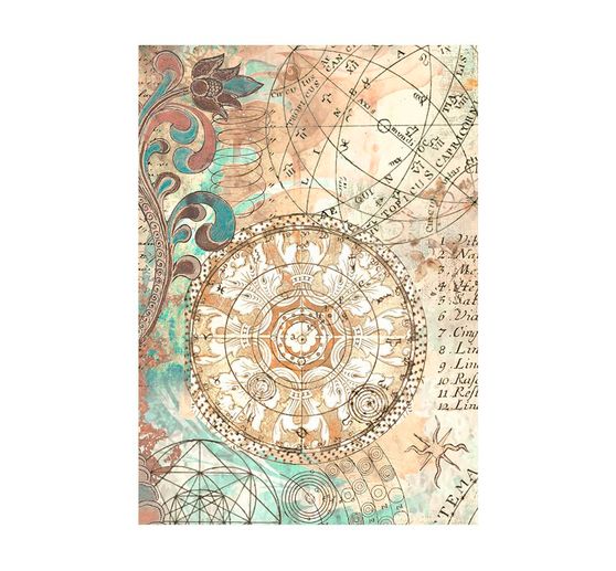 Słomkowa jedwab z motywem tła "Fortuna"