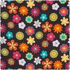 Cotton fabric "Retro Flower"