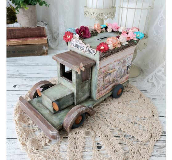 Papier do scrapbookingu "Kwiaciarnia"