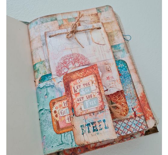 Szablon "Rafa koralowa - pod wodą"