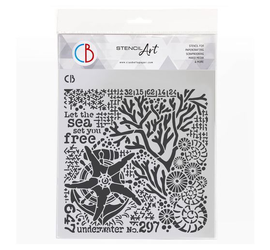 Szablon "Rafa koralowa - pod wodą"