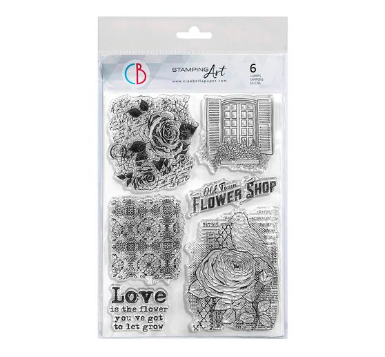 Silicone stamp "Flower Shop"