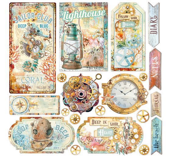 Papier welinowy "Rafa koralowa"