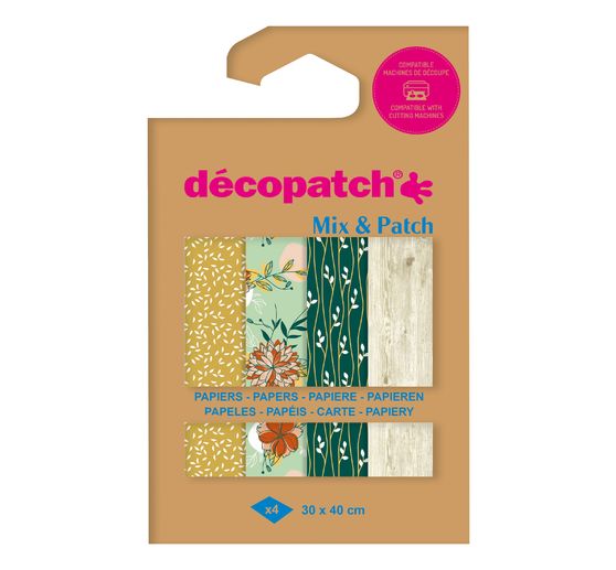 Décopatch Pocket Hot-Foil Collection Mix and Patch "Natural"