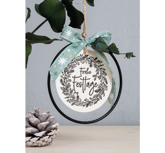 BUTTERER Stamp "Frohe Festtage"