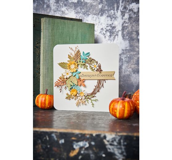 Sizzix Thinlits Wykrojnik do papieru "Foliage Wreath by Tim Holtz"