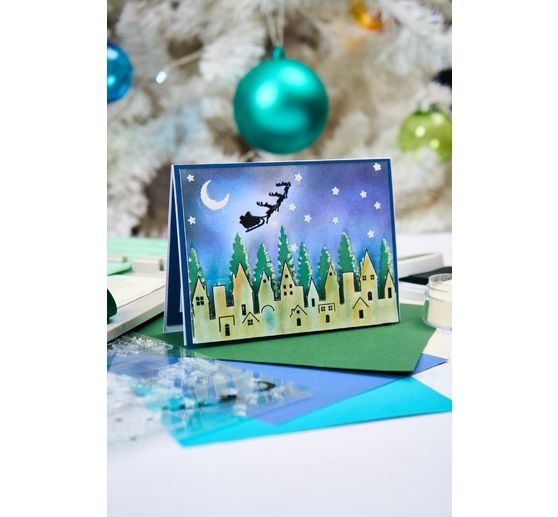 Zestaw przezroczystych stempli Sizzix "Cosmopolitan - The View by Stacey Park"