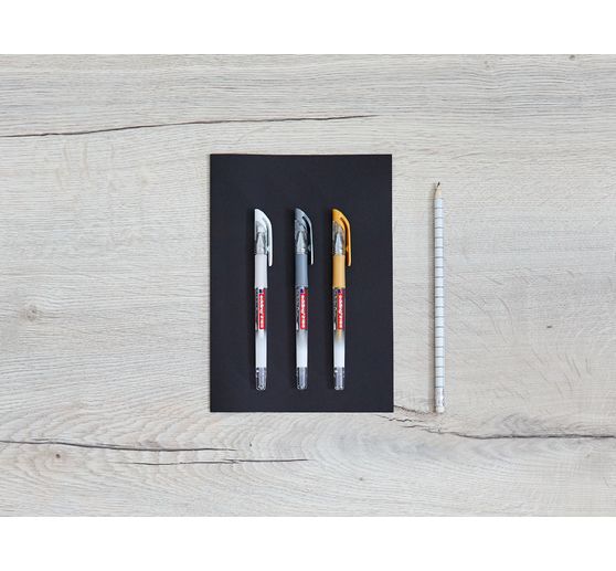 edding 2185 Gel Roller metallic, set of 3