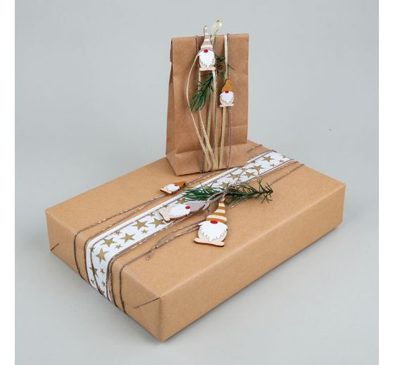 Ozdobne zawieszki "Skrzaty", ze sznurkiem