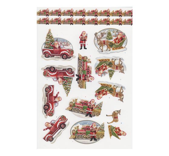 Książka z arkuszami wykrojów 3D "White Christmas Feelings"