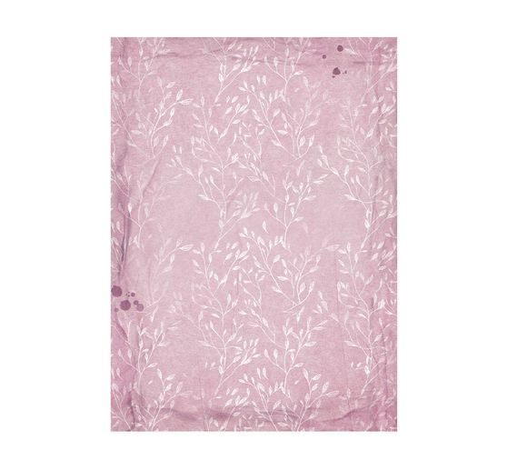 Tło słomkowe jedwabne z motywem "Lawenda"