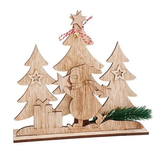 Drewniany model do składania VBS "Bałwan w jodłowym lesie"