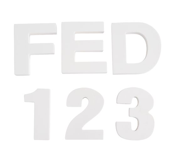 Silicone casting mould "Letters & Numbers"