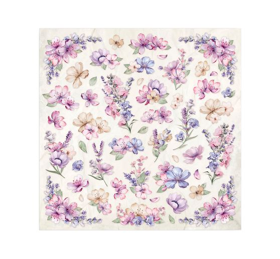 Scrapbook block "Lavender"