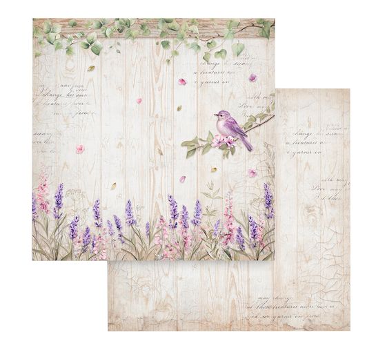 Scrapbook block "Lavender"