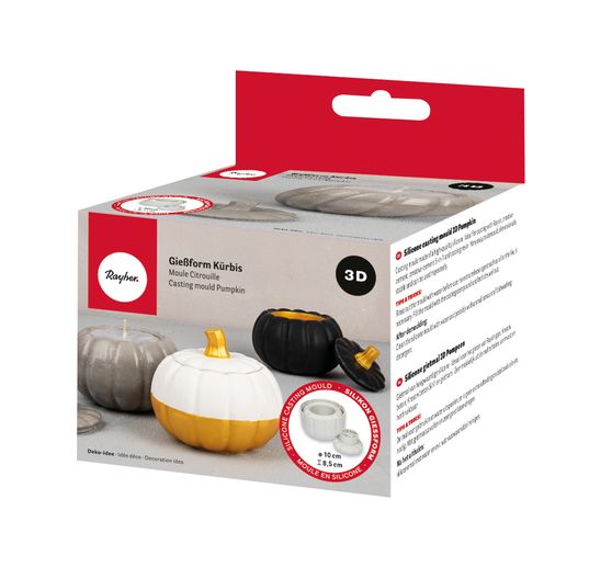 Silicone casting mould "3D pumpkin"