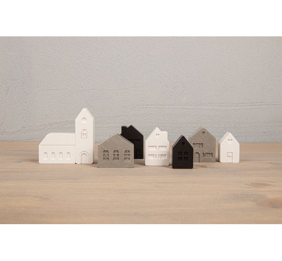 Silicone casting mould "Mini houses"