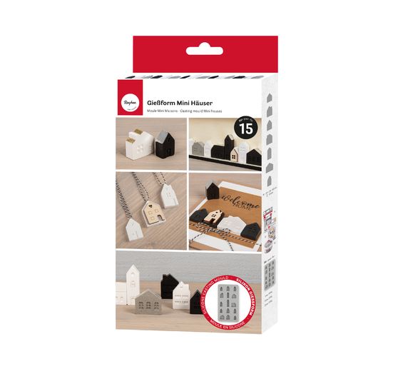 Silicone casting mould "Mini houses"