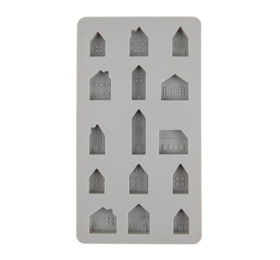Silicone casting mould "Mini houses"