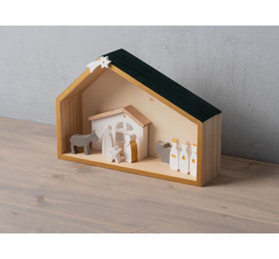 Silicone casting mould "Mini christmas crib"