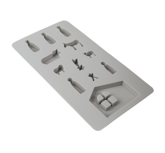 Silicone casting mould "Mini christmas crib"