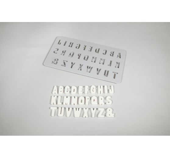 Silicone casting mould "Mini ABC"