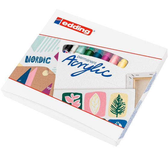 edding Acrylic "Acrylic marker - Nordic", set of 8