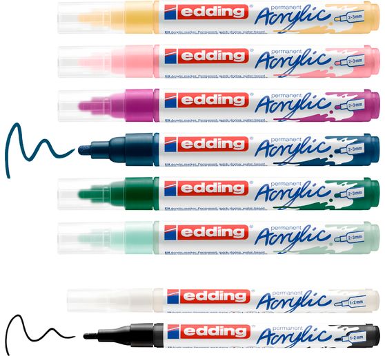 edding Acrylic "Acrylic marker - Nordic", set of 8
