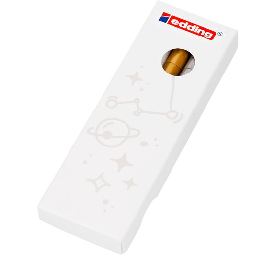 Edding 780 Metaliczny marker z połyskiem, zestaw 3 sztuk