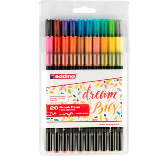 edding 1340 "Brush Lettering", set of 20
