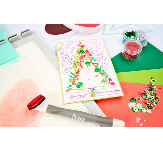 Szablony warstwowe Sizzix "Happy Holidays by Stacey Park"