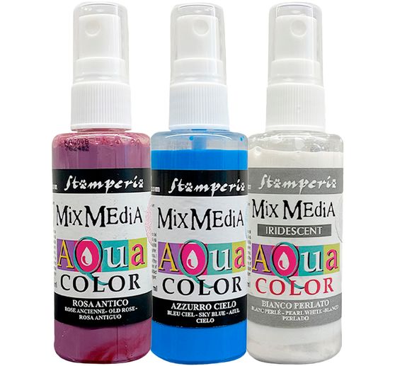 Stamperia Aquacolor "Lavender", zestaw 3 sztuk