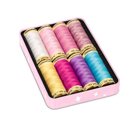 Gütermann Cute and Pink-Box, 8 spools