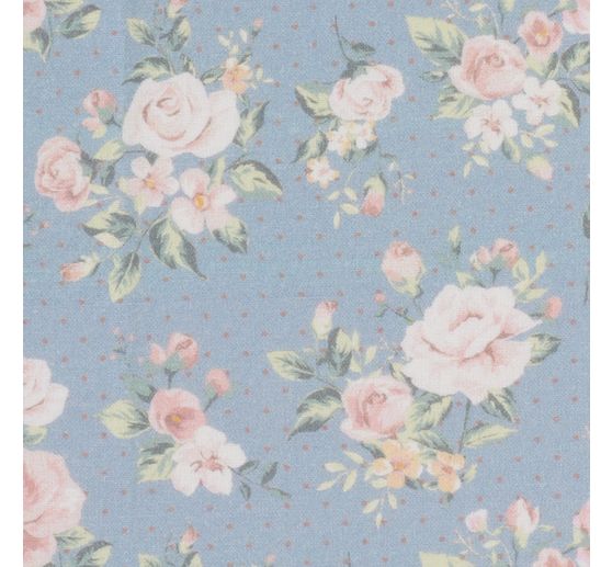 Cotton fabric "Mathilda's World - Roses"