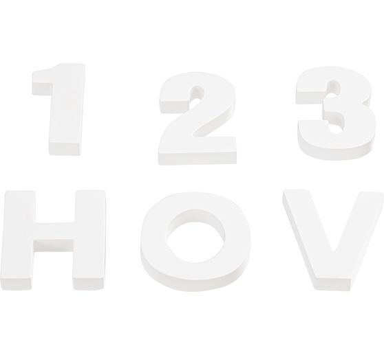 Silicone casting mould "Letters & Numbers"