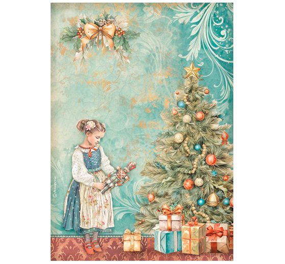 Gama słomkowych jedwabi z motywem "Dziadka do orzechów"