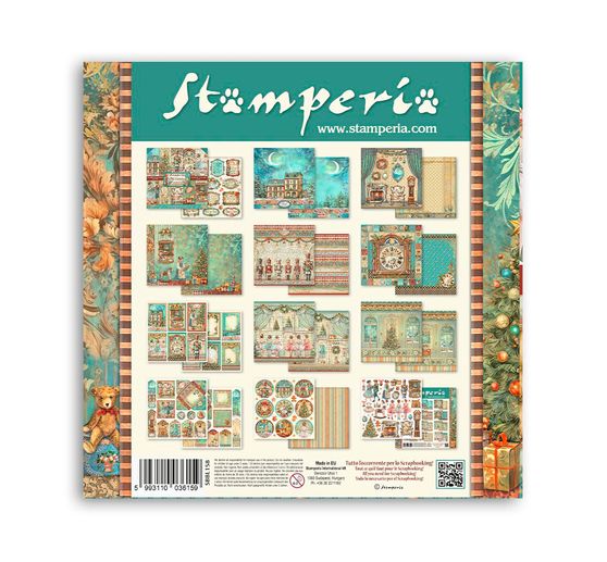 Blok do scrapbookingu "Dziadek do orzechów"