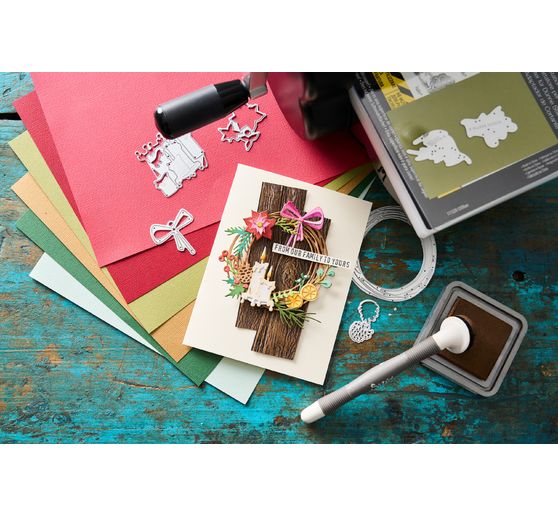 Sizzix Thinlits Wykrojnik do papieru "Vault Festive Wreath by Tim Holtz"