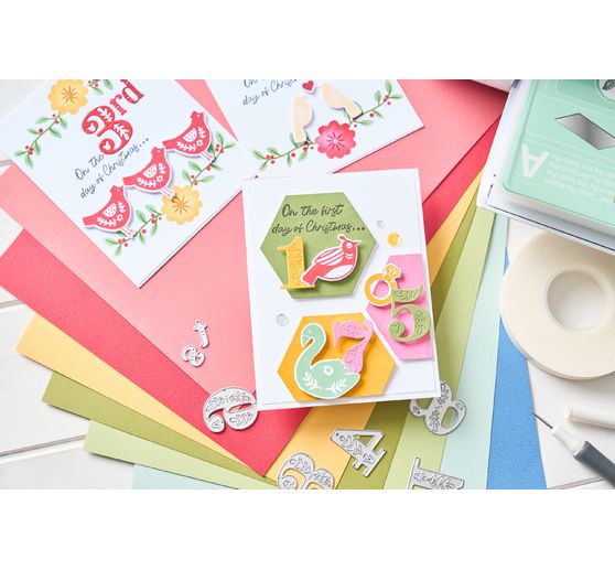 Sizzix Thinlits szablon do wykrojników "Wiszące pudełko na ozdoby autorstwa Catherine Pooler"