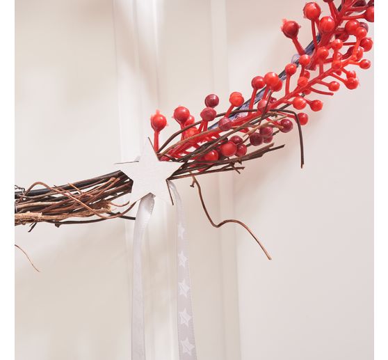 VBS Scatter decorations "Fir & Star", 24 pieces