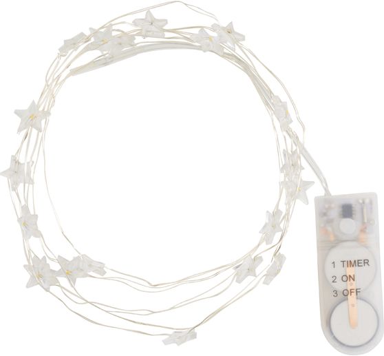 VBS Micro LED chain of lights "Star", with timer