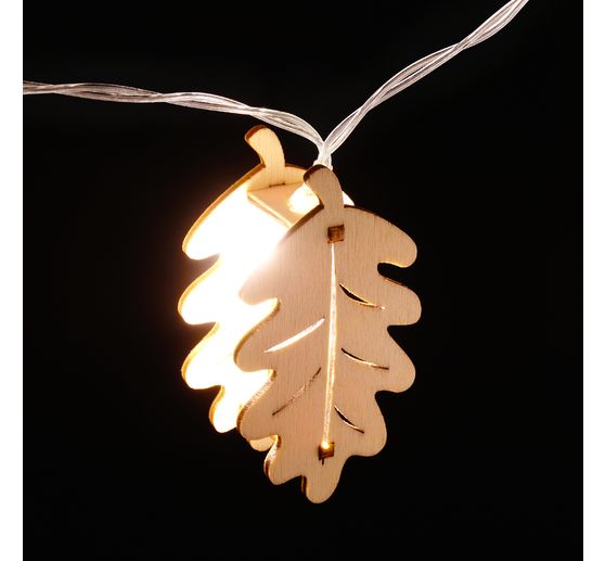 Lampki świąteczne VBS "liście żołędzi"