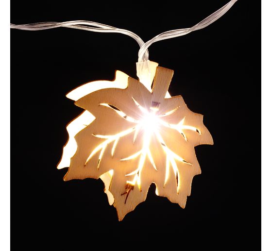 Lampki świąteczne VBS "liście klonu"