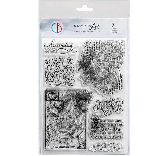 Silikonowy stempel "Elegancja błękitu"